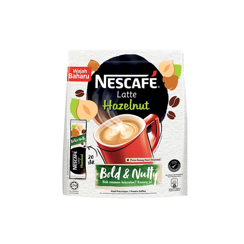 Nescafe Latte Hazelnut Premix Coffee 24g x 20