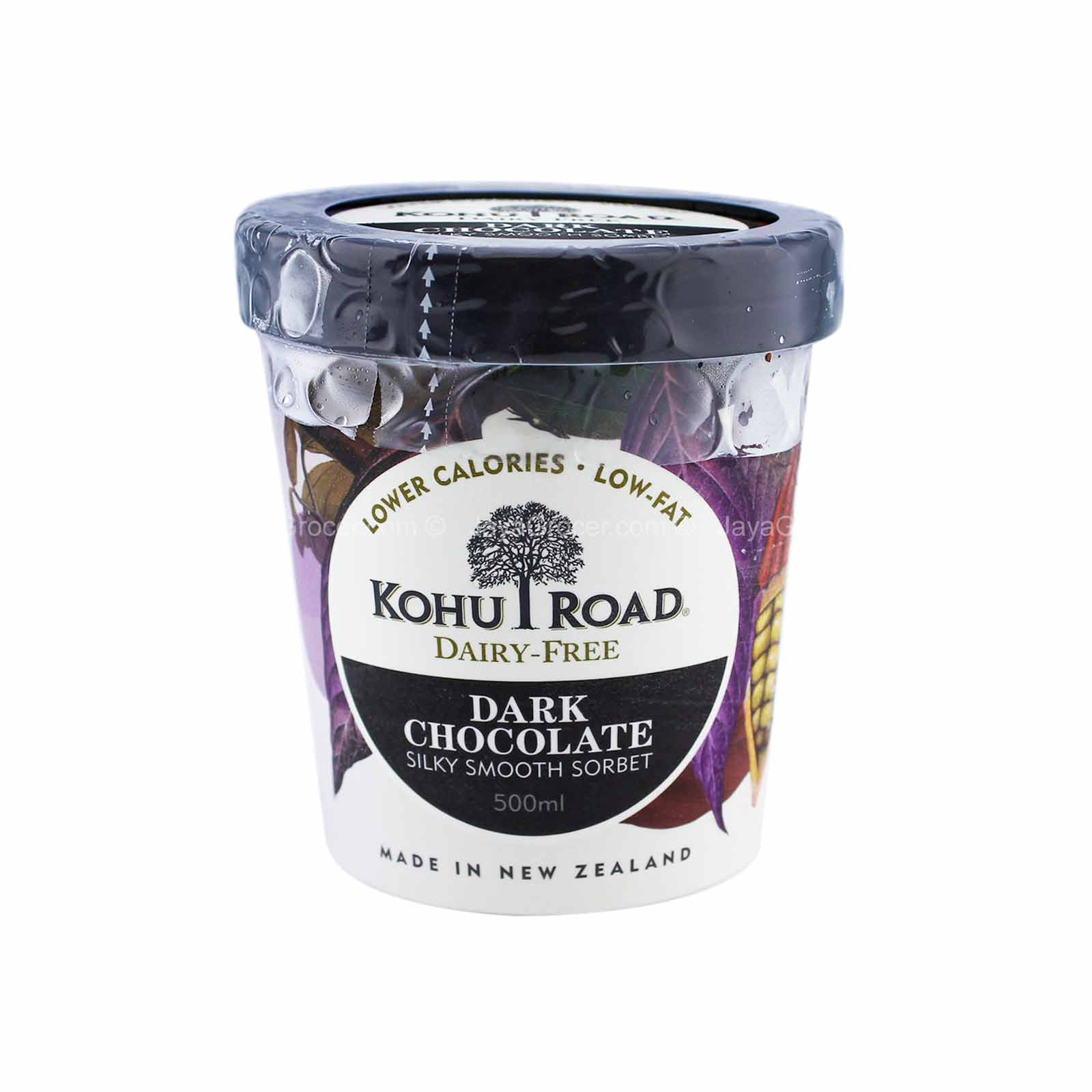 Kohu Road Dairy Free Dark Chocolate Silky Smooth Sorbet 500ml