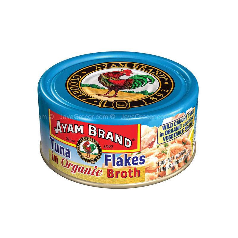 Ayam Brand Tuna flake organic broth 150g