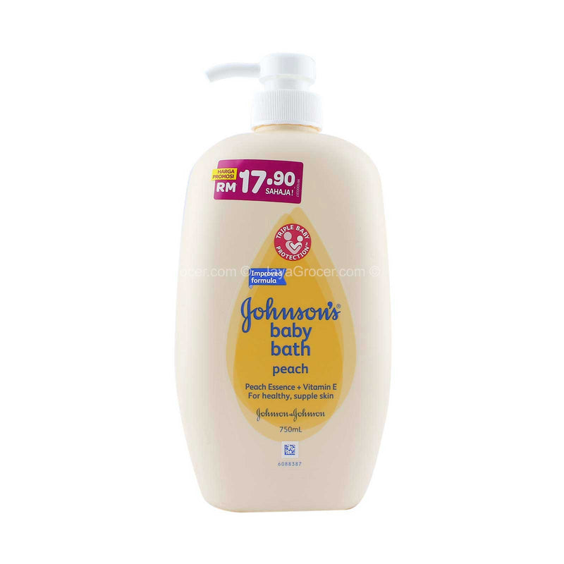 Johnsons Baby Peach Bath 750ml