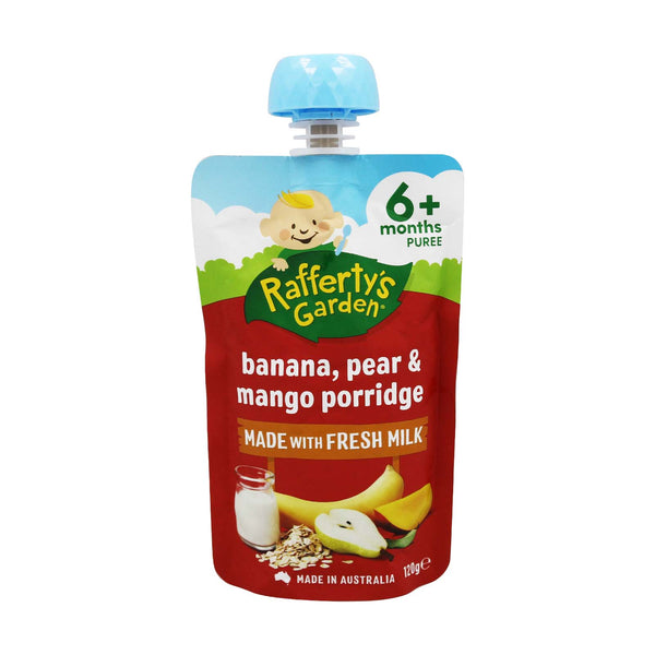 Rafferty’s Garden Banana, Pear & Mango Ready-to-Eat Porridge 120g
