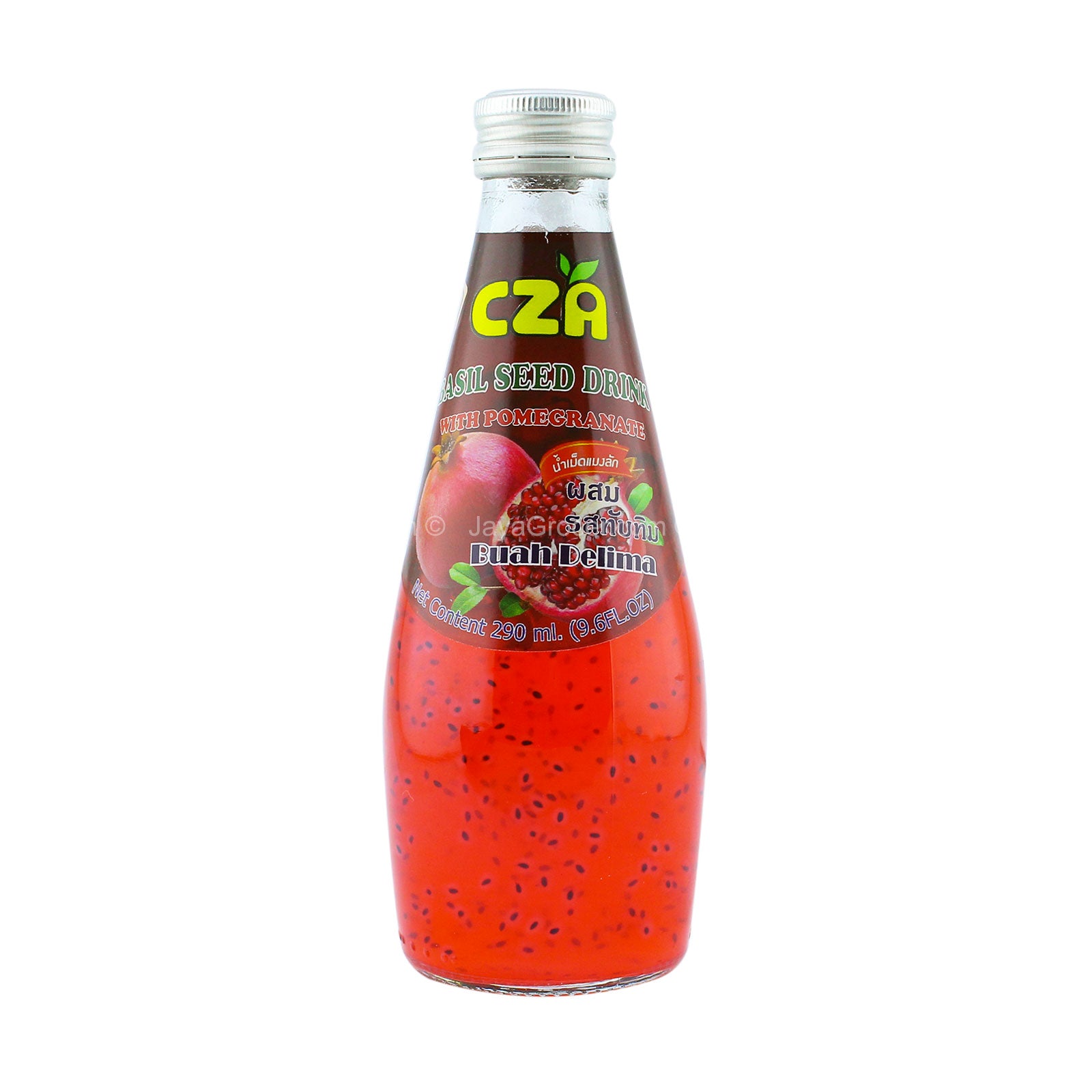 CZA Basil Seed Drink with Pomegranate 290ml