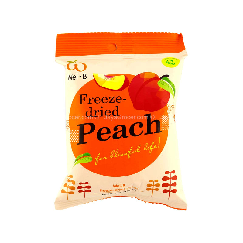 Wel. B Freeze-Dried Peach Fruit Snack 12g