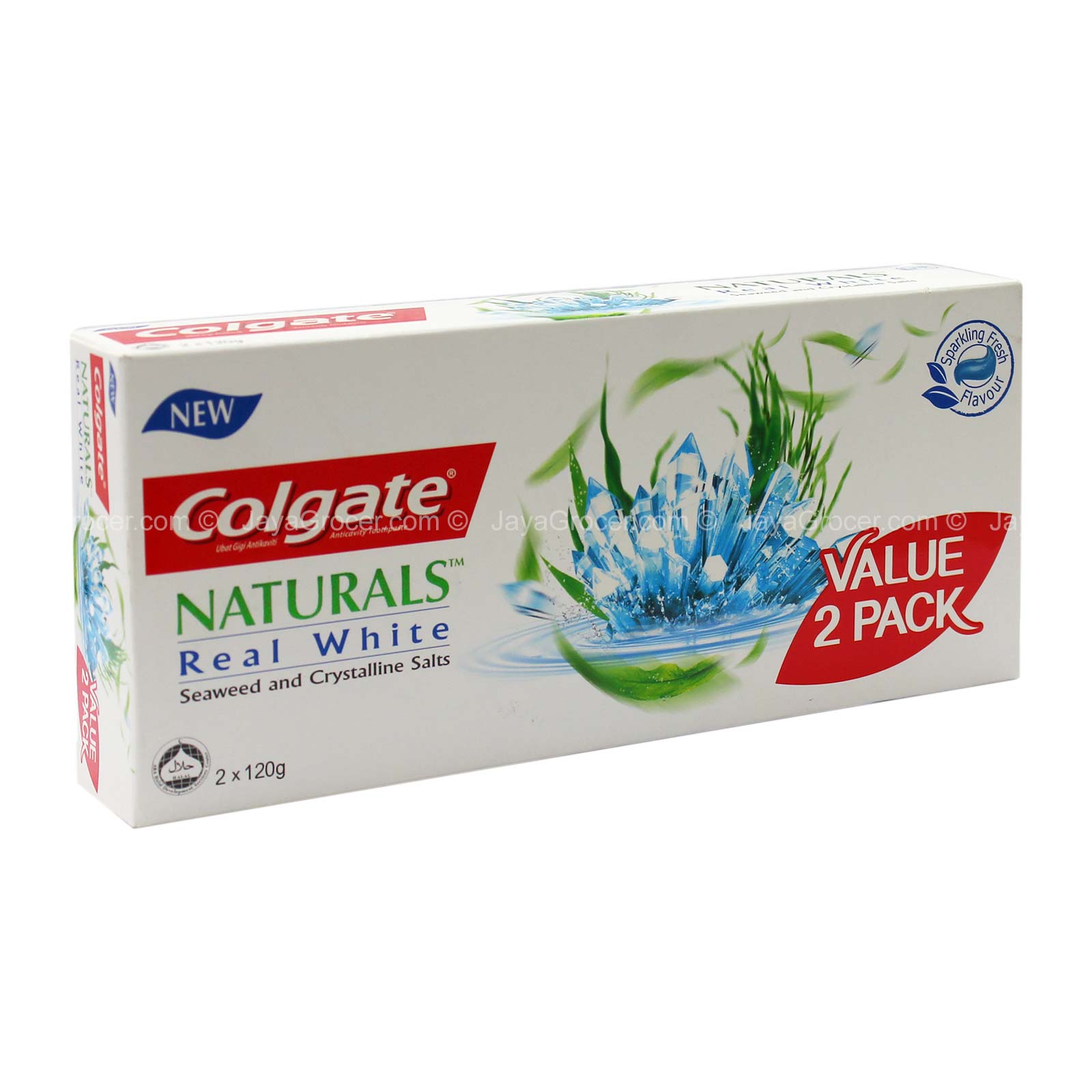 Colgate Naturals Real White Value Pack 120g x 2