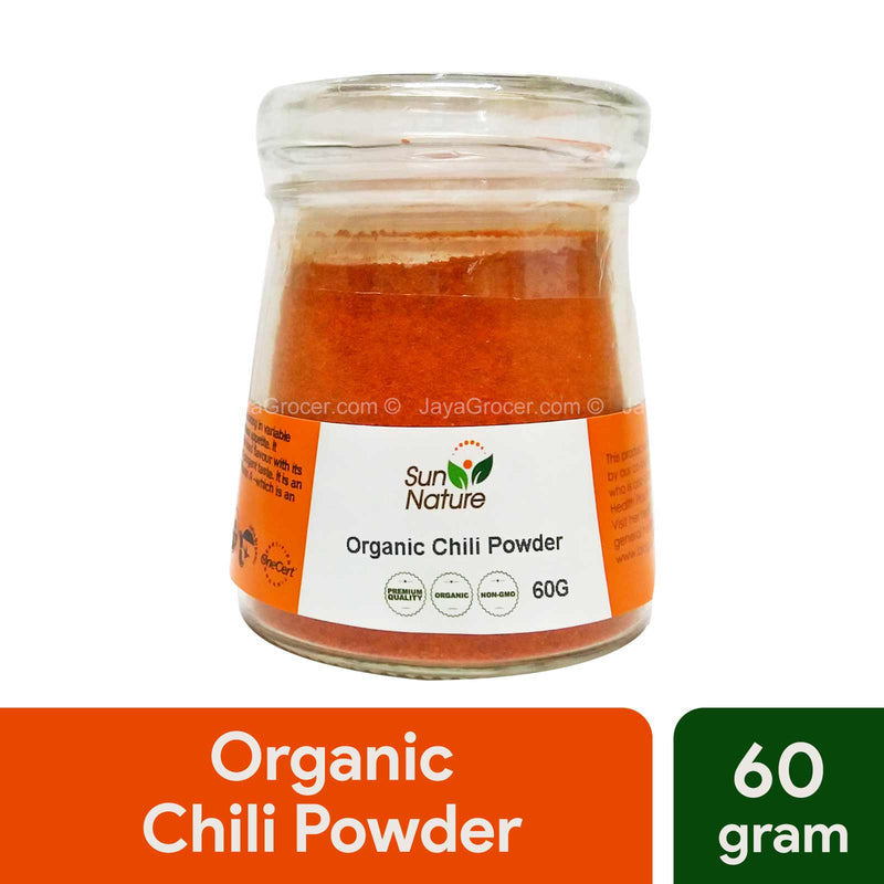 Sun Nature Organic Chili Powder 60g
