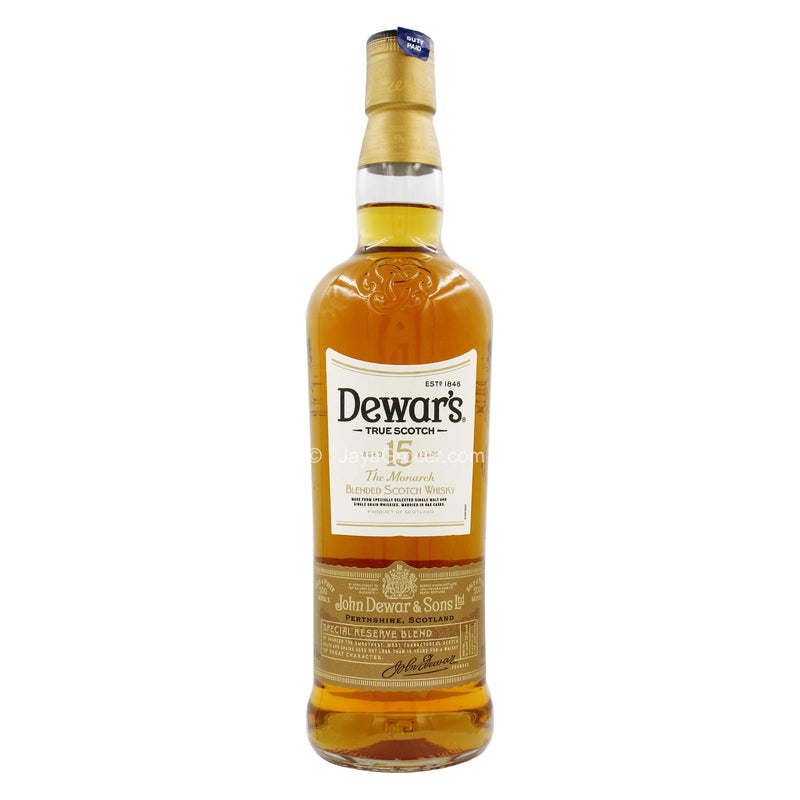 Dewar's True Scotch Aged 15 Years The Monarch Blended Scotch Whisky 750ml