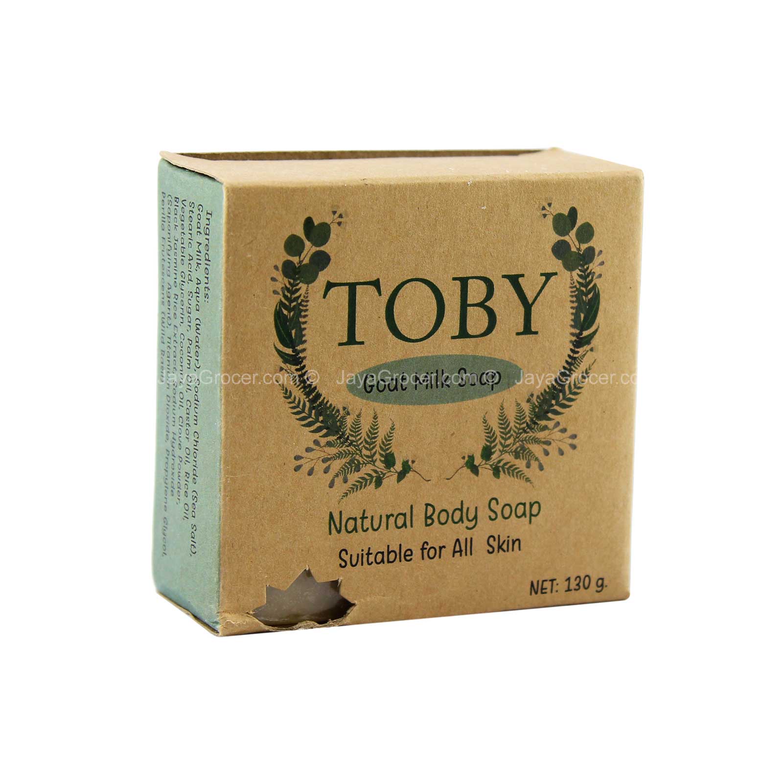 TOBY NAT B/SOAP GOAT MILK 130G