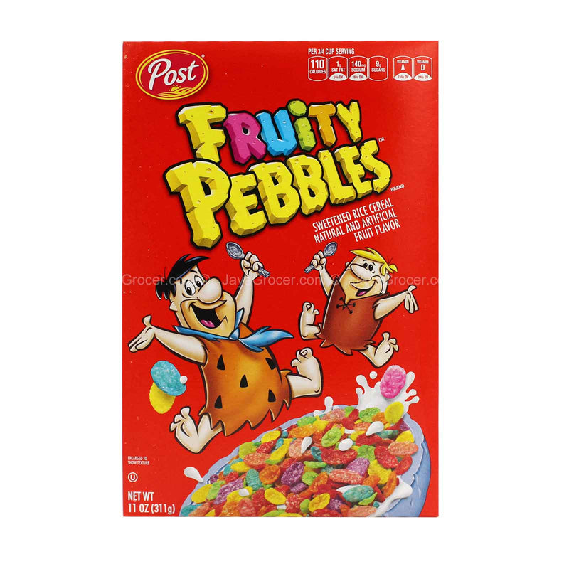 POST FRUITY PEBBLES GLUTEN FREE 11 OZ