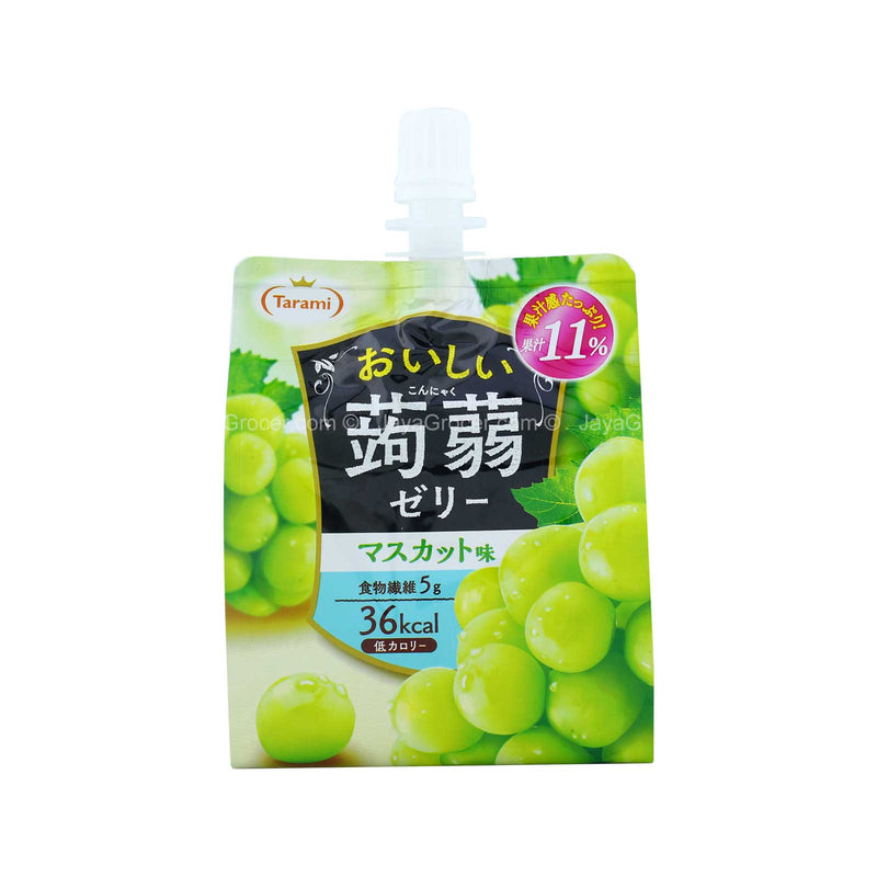 Tarami Oshii Konnyaku Jelly Muscat Grape Flavour 150g