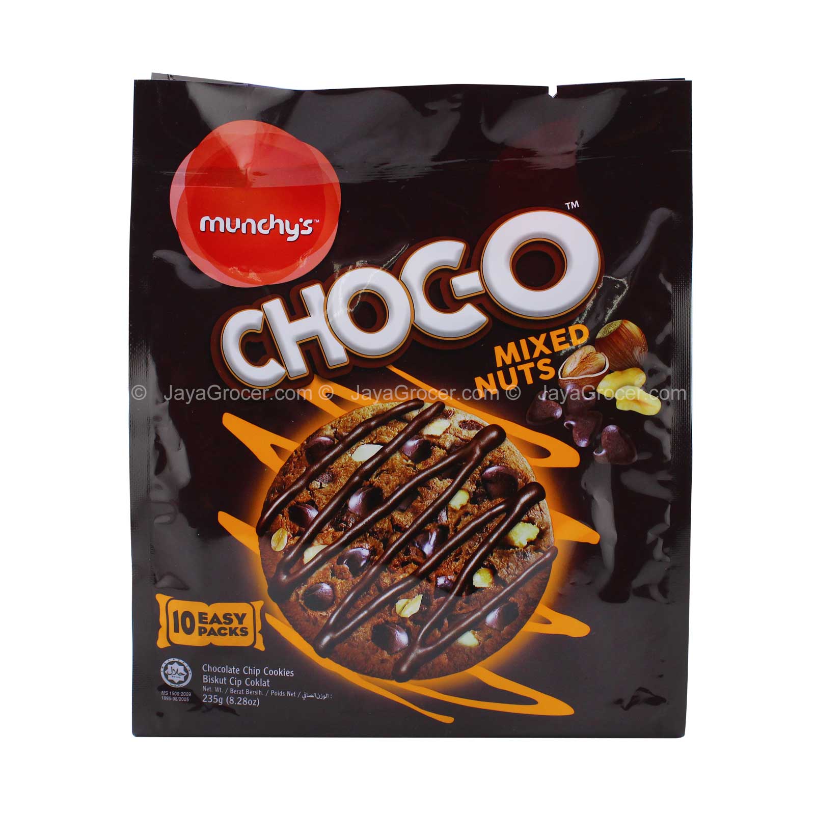 Munchy’s Choc-O Mixed Nuts Chocolate Chip Cookies 235g