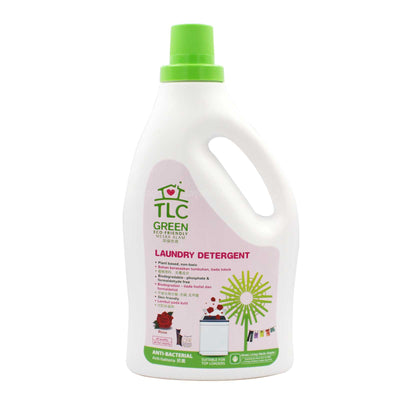 TLC Green Laundry Detergent Rose Scent 2L