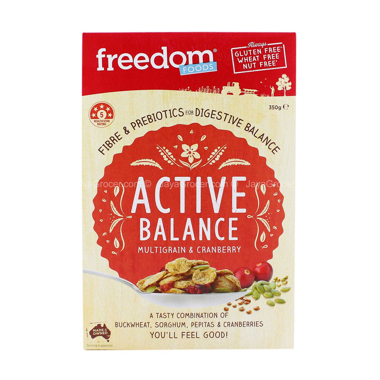 Freedom Foods Active Balance Multigrain & Cranberry 350g