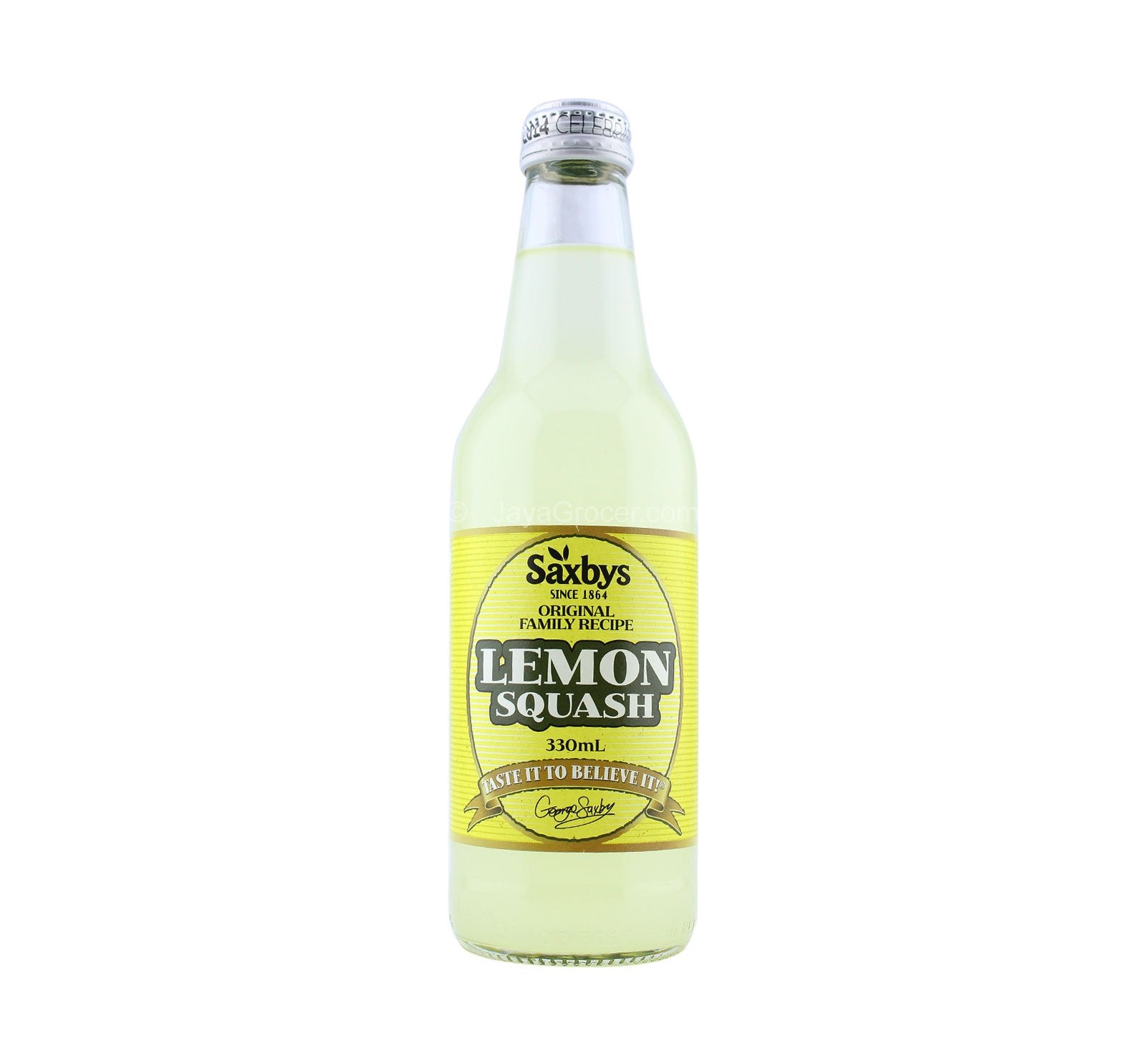 Saxbys Lemon Squash Soft Drink 330ml