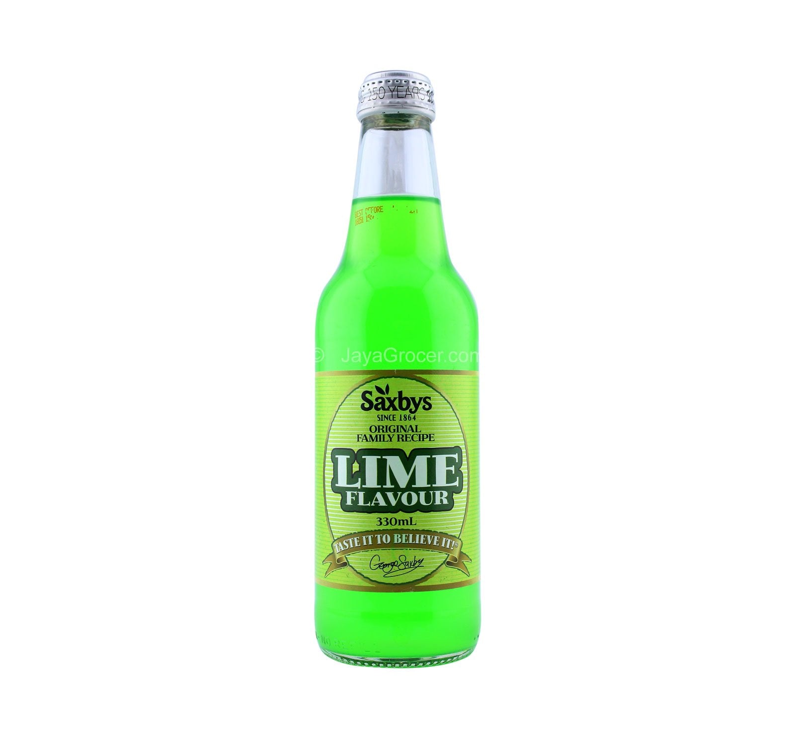 Saxbys Lime Soft Drink 330ml