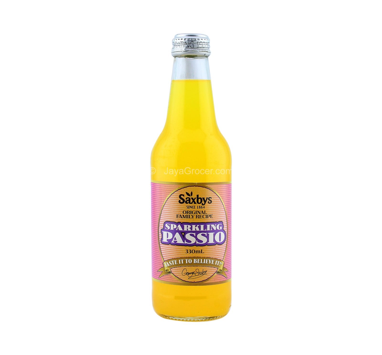 Saxbys Sparkling Passio Soft Drink 330ml