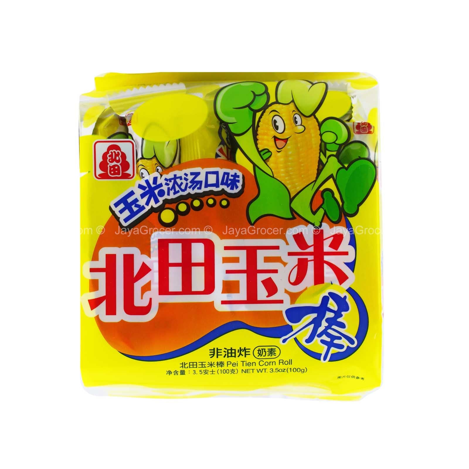 Pei Tien Corn Roll Corn Soup Flavor 100g
