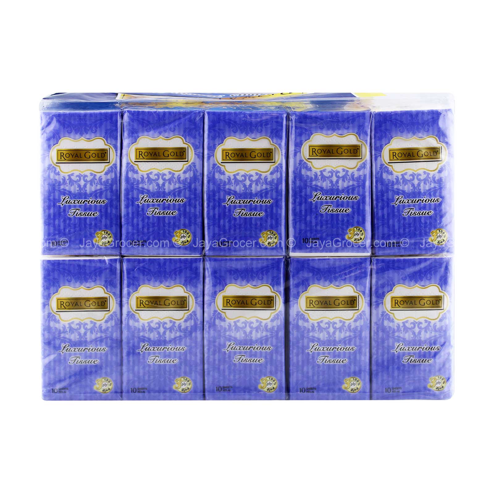 Royal Gold Luxurious Hanky Pack 10sheets x 40packs