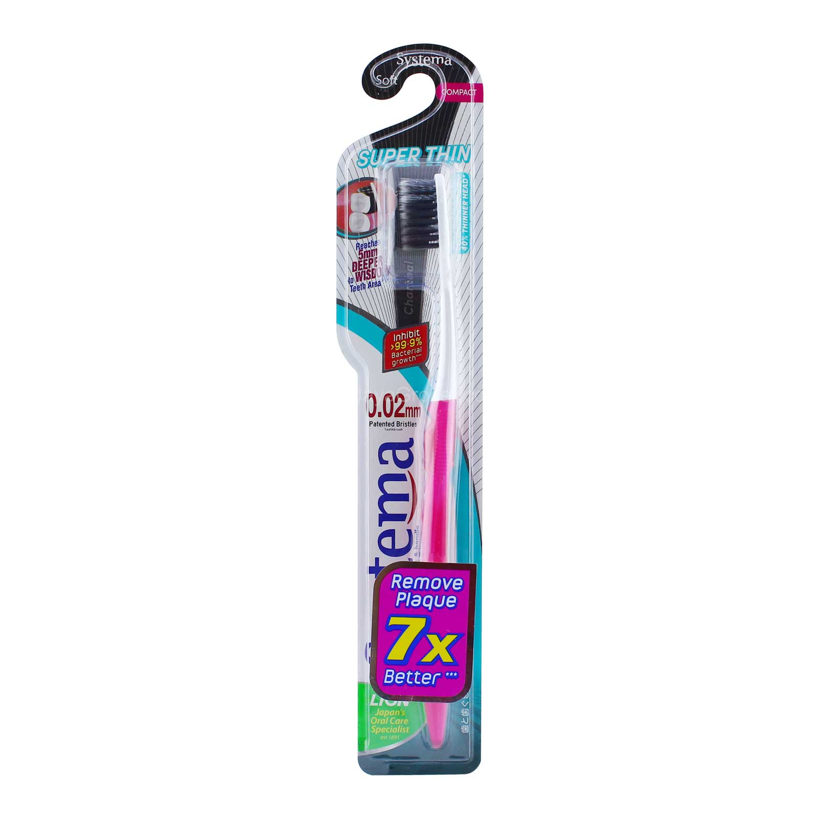 Systema Charcoal Toothbrush Soft 1pc