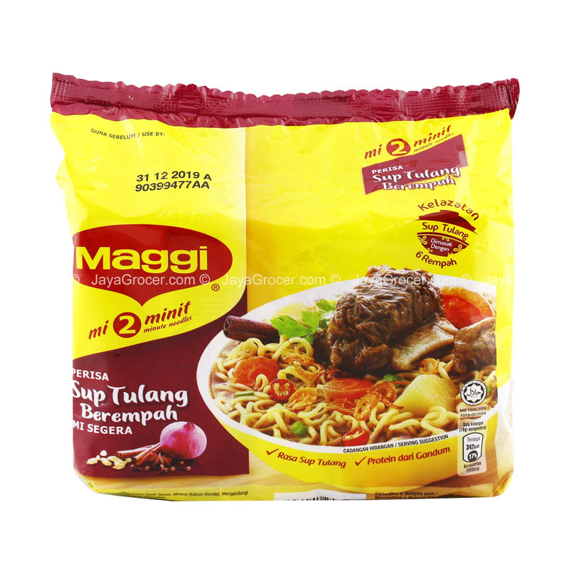 Maggi Sup Tulang Instant Noodle 79g x 5