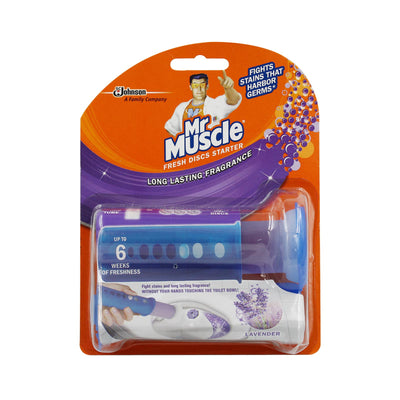 Mr Muscle Fresh Disc Starter Toilet Lavender 38g