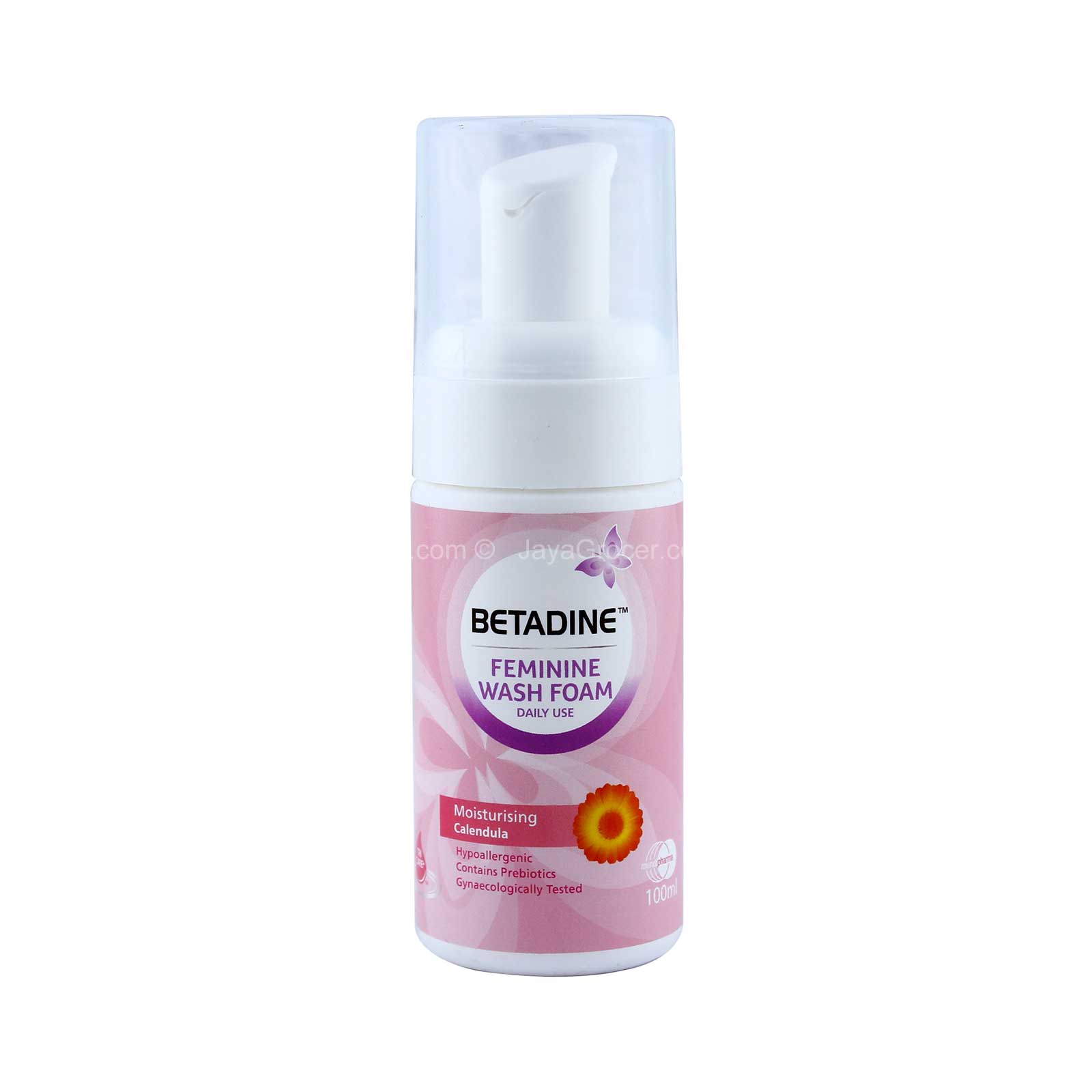 Betadine Feminine Wash Foam Daily Use Moisturising Calendula 100ml