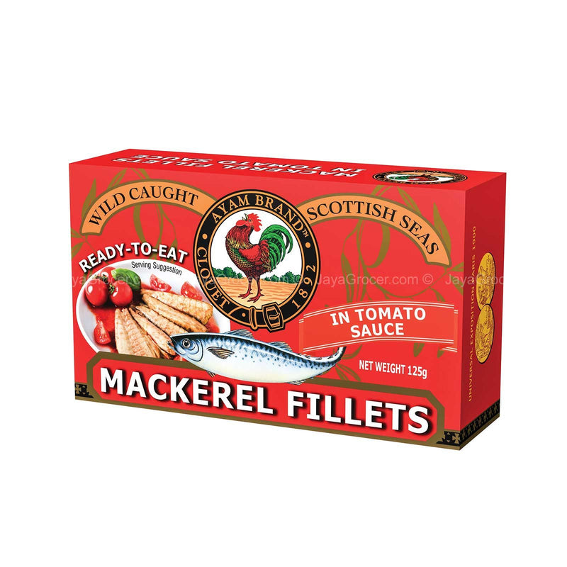 Ayam Brand Mackerel Fillet In Tomato Sauce 125g