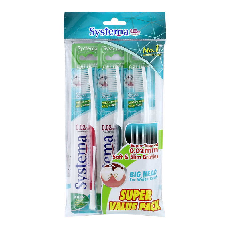 Systema Big Head Toothbrush 3pcs/pack