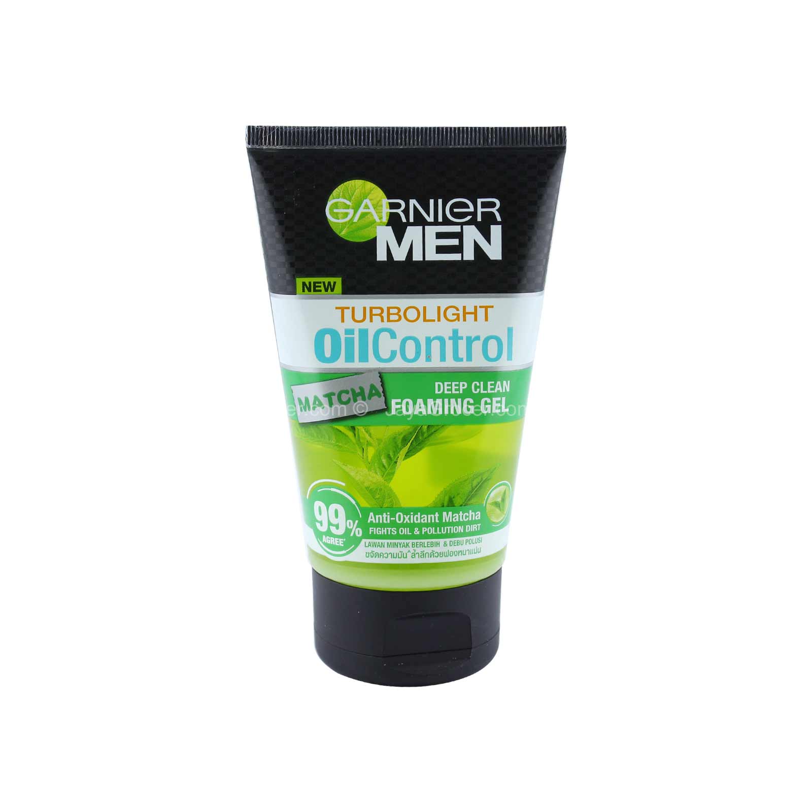 Garnier Men Turbolight Oil Control Matcha Foaming Gel 100ml
