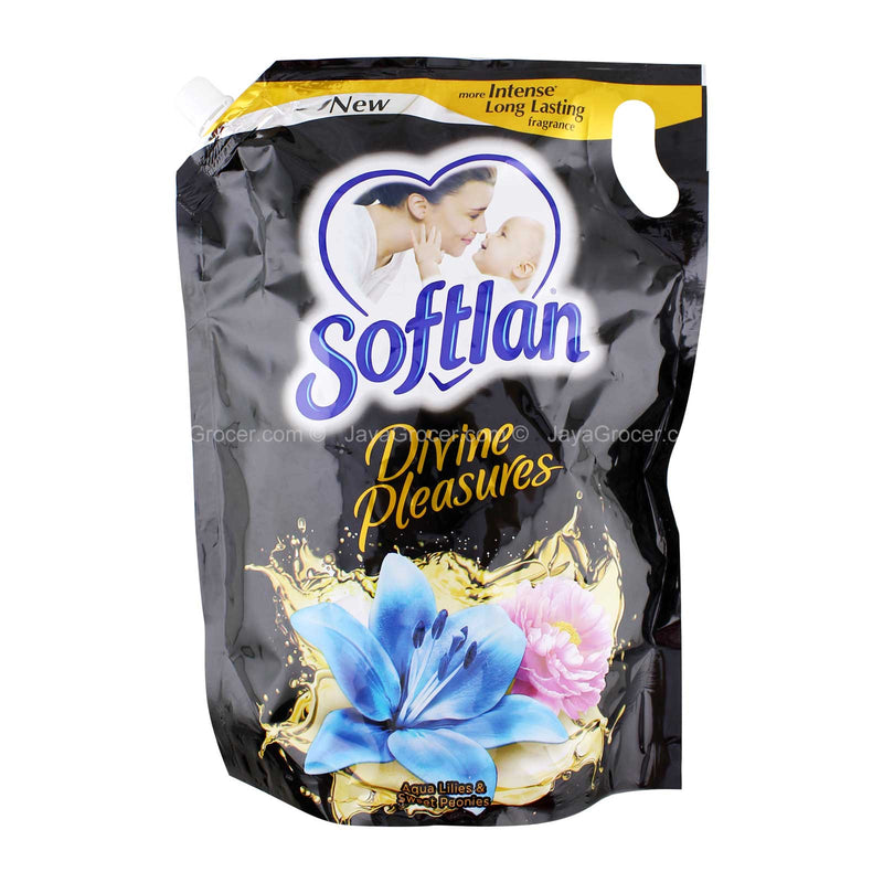 Softlan Divine Pleasures Aqua Lilies & Sweet Peonies Fabric Softener 1.3L