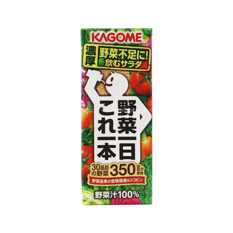 Kagome Yasai Ichiniti Kore Ippon Juice (Vegetable Mix) 200ml