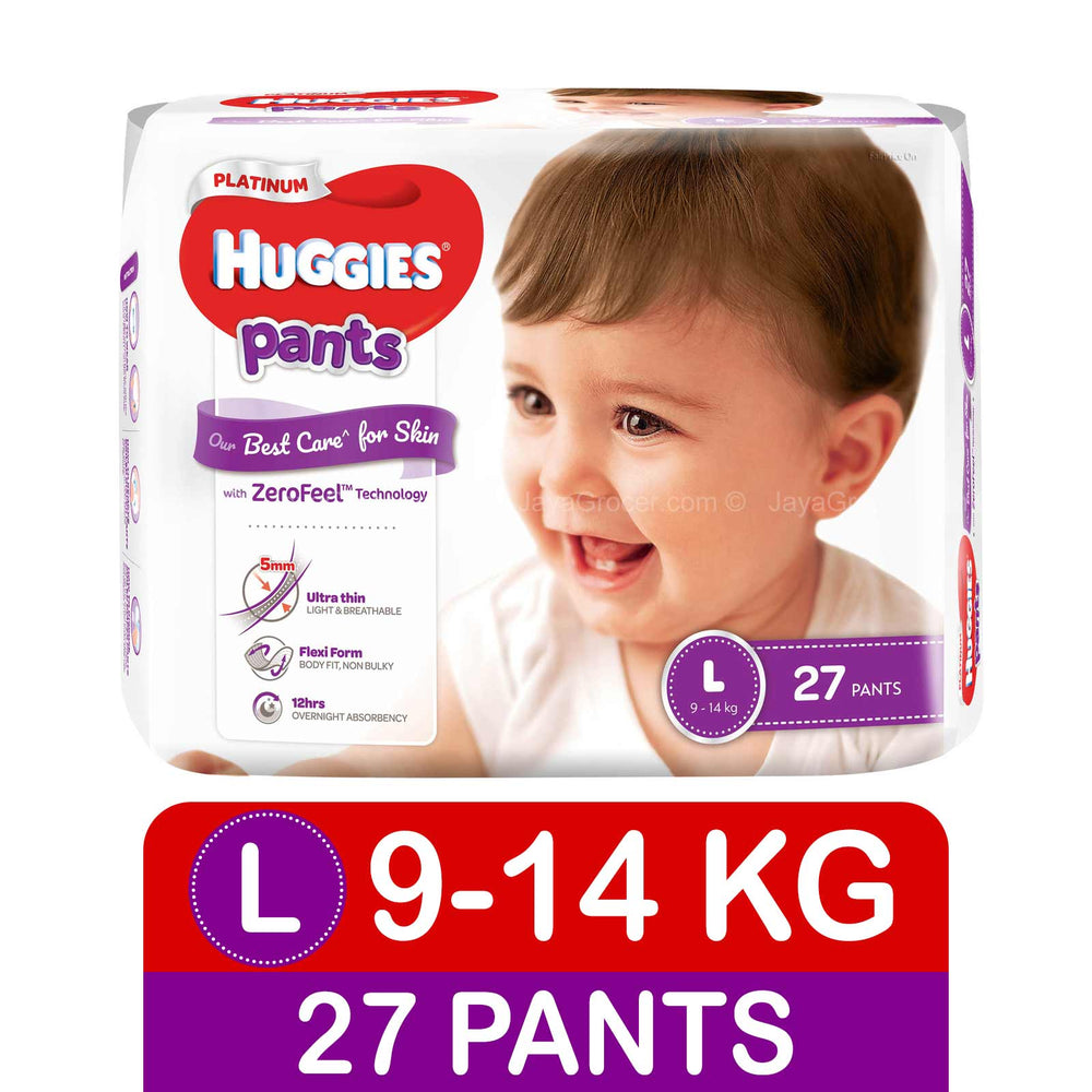 Huggies Pants Platinum L (9-14kg) 27pcs