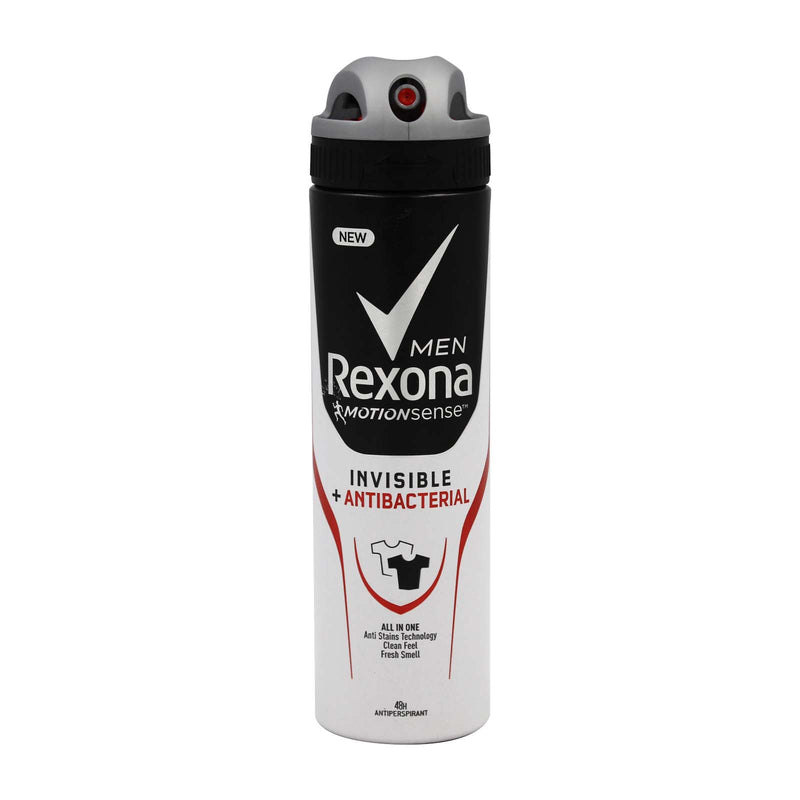 Rexona Men Motionsense Invisible Antibacterial Anti-Perspirant Spray 150ml