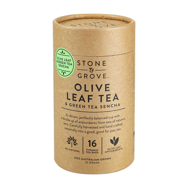 Stone & Grove Olive Leaf Tea & Green Tea Secha 32g