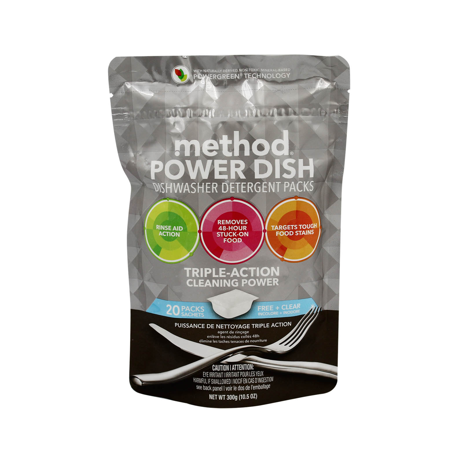 METHOD POWER DISH FREE + CLEAR  20S
