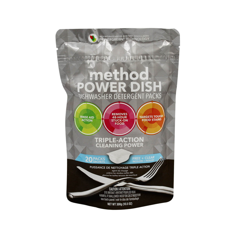 METHOD POWER DISH FREE + CLEAR  20S