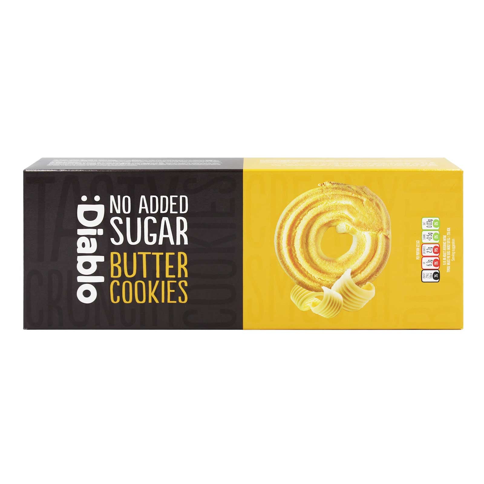 Diablo No Added Sugar Butter Cookies 135g
