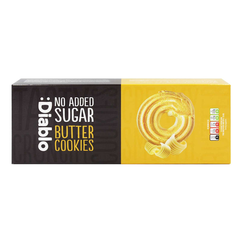 Diablo No Added Sugar Butter Cookies 135g