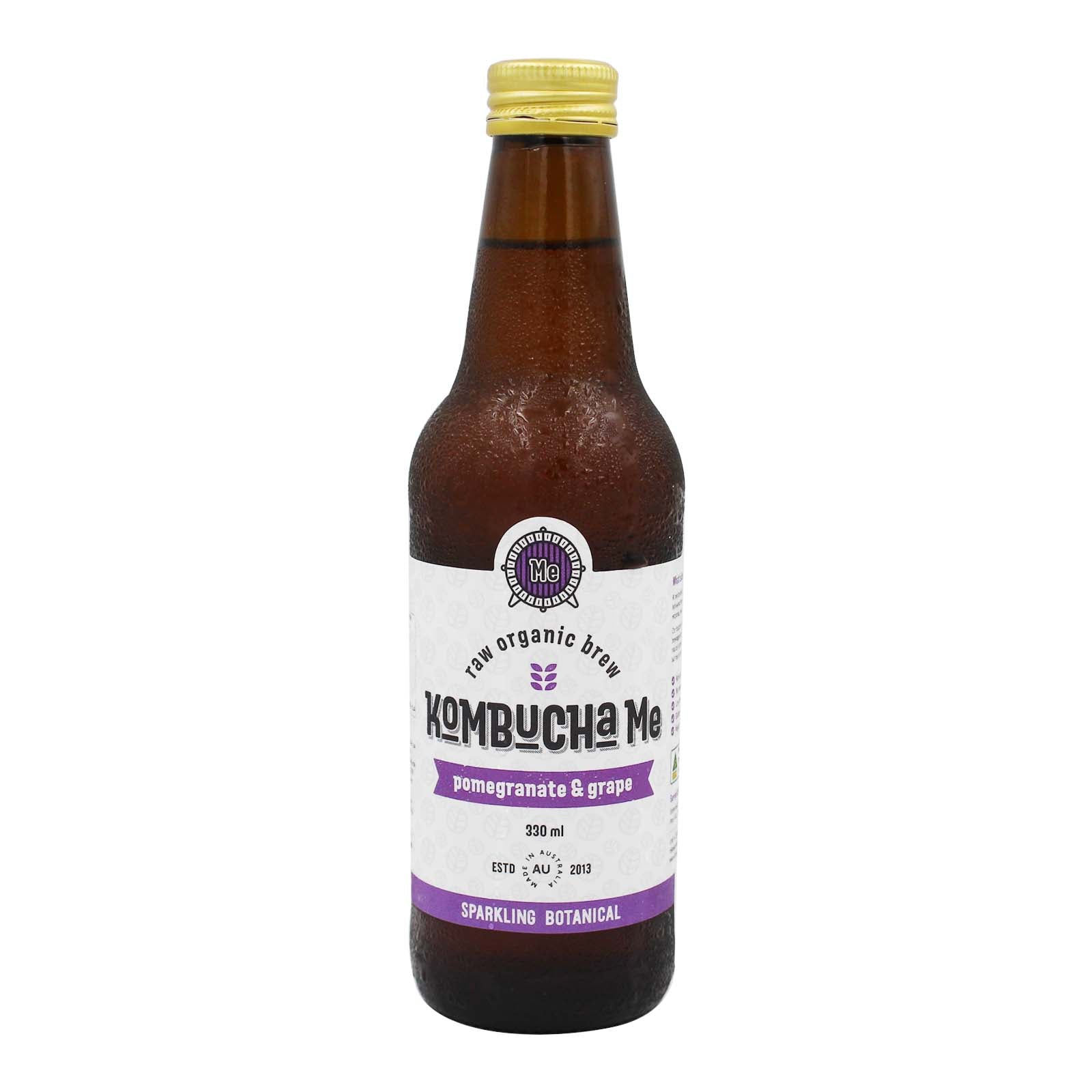 Kombucha Me Pomegranate & Grape Sparkling Botanical 330ml