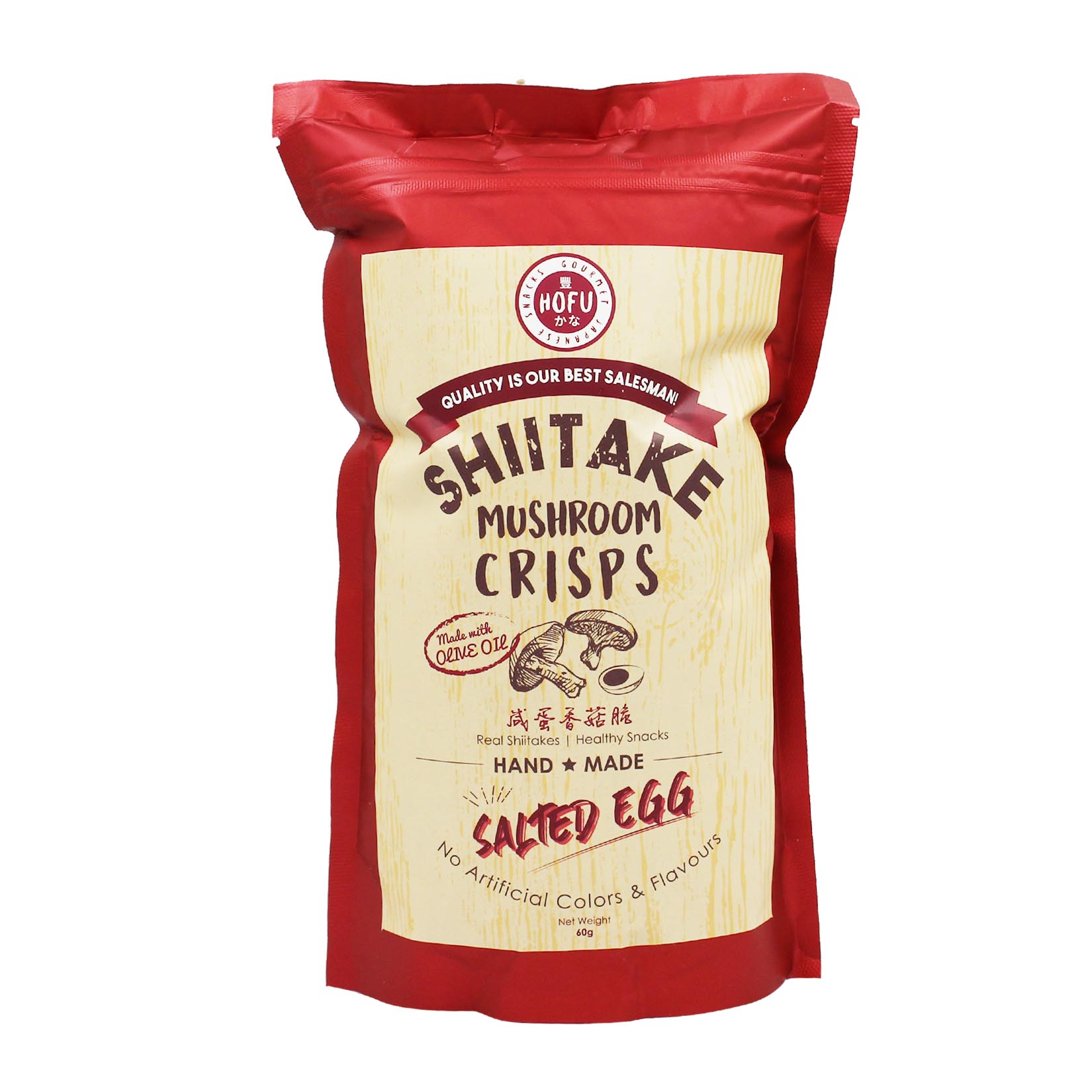 Hofu Salted Egg Shiitake Mushroom Crisp 60g