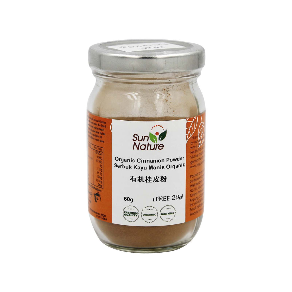 Sun Nature Organic Cinnamon Powder 60g
