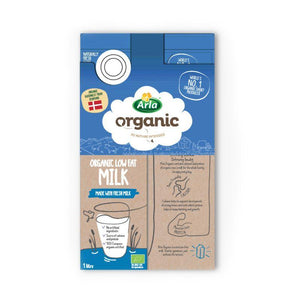 Arla Organic Low Fat Milk Twin Pack 1L x 2