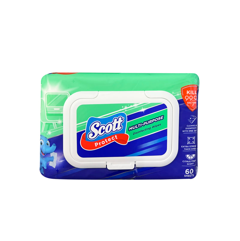 Scott Protect Multipurpose Disinfecting Wipes 60pcs/pack