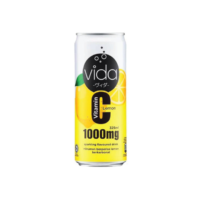 Vida C Lemon Sparkling Flavoured Drink 325ml