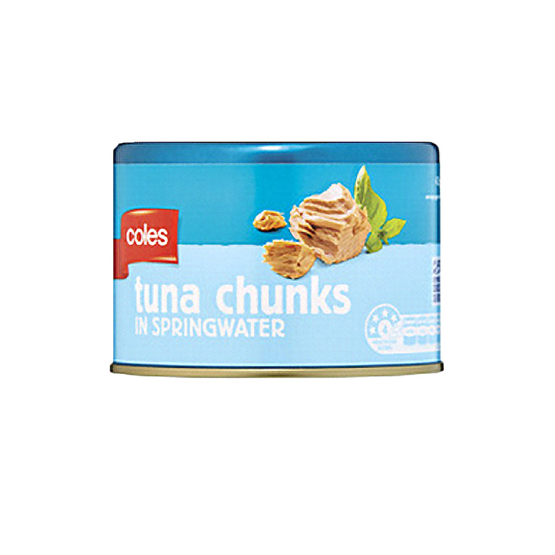 Coles Tuna Chunks In Springwater 185g