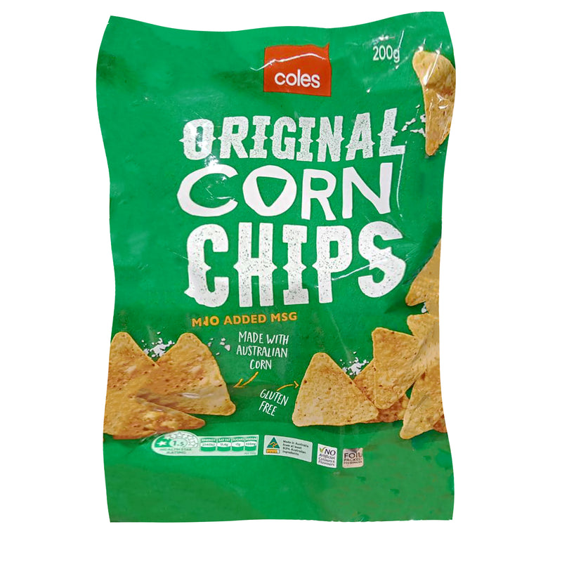Coles Original Corn Chips 200g