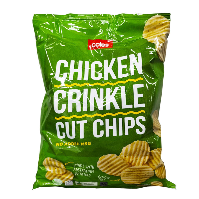 Coles Potato Chips Crinkle Chick 175g