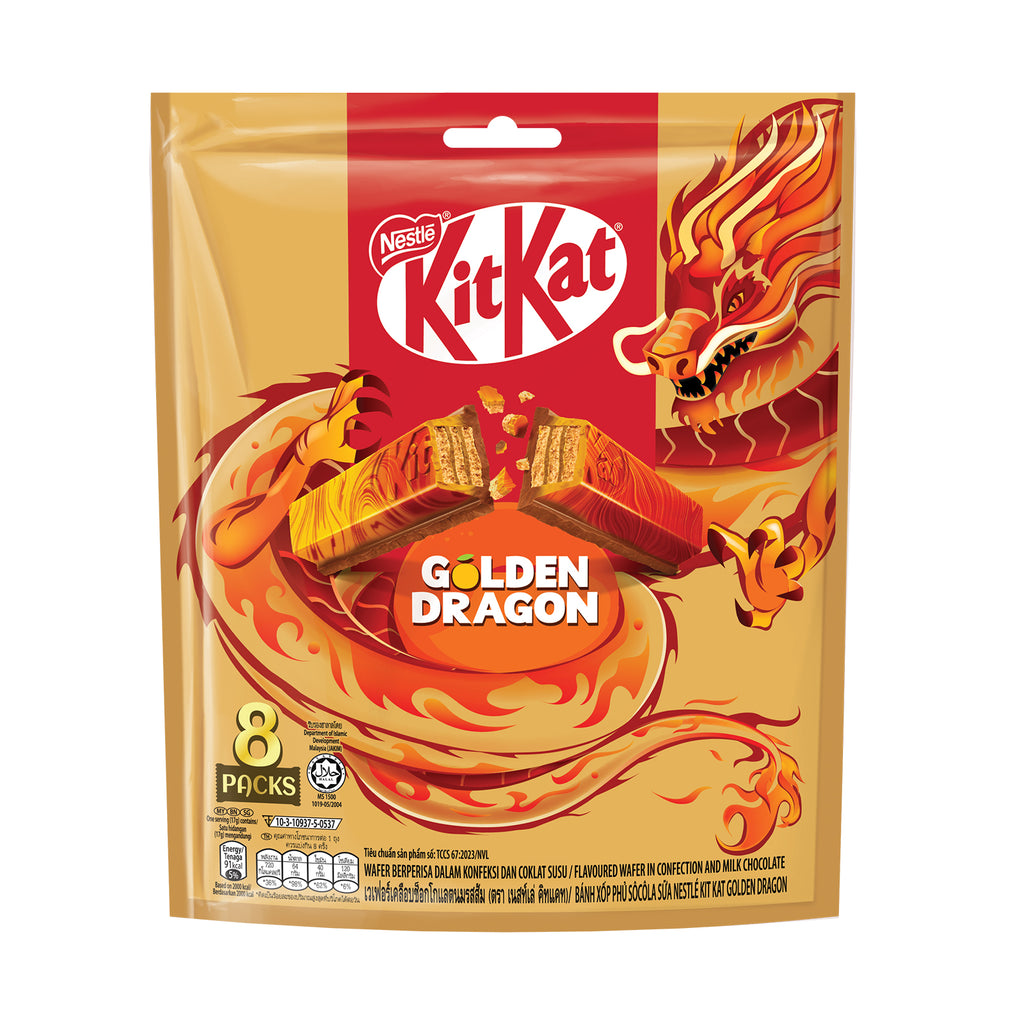Kit Kat Golden Dragon Sharebag 17g x 8